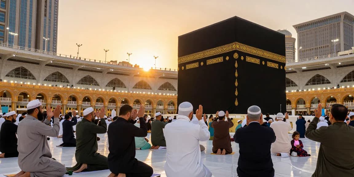 Umroh Ramadhan travel guide showcasing the sacred Kaaba during special Ramadan prayers, inspiring travelers for their journey.