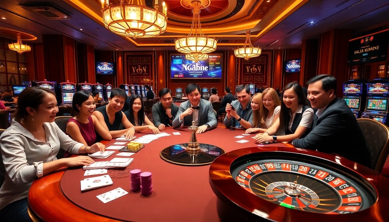 Experience the thrill of gambling at mg188s.com with engaged players at a luxurious poker table.