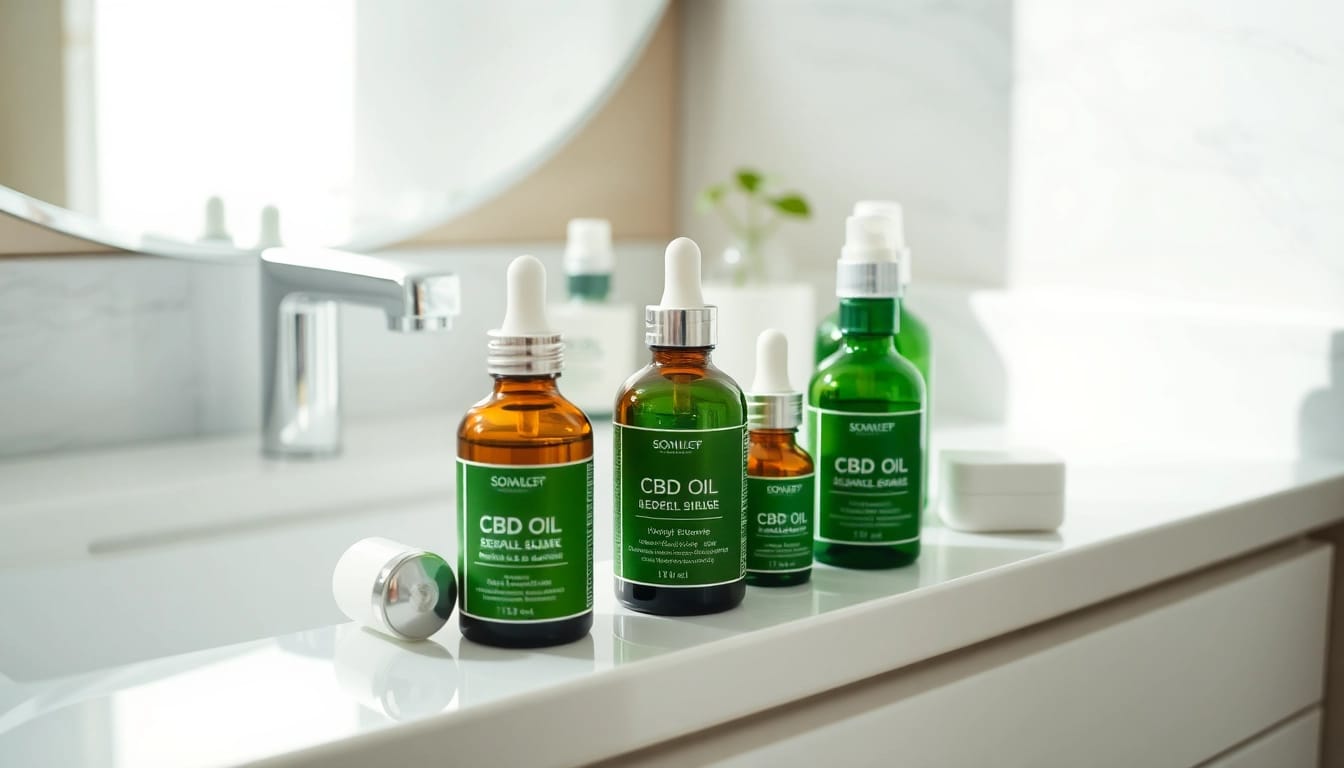 Applying CBD oil for skin to enhance moisture and relieve irritation effectively.