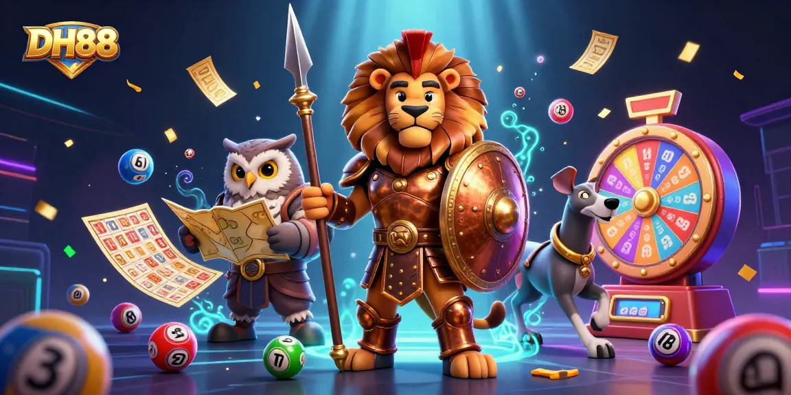 Win big at DH88 with an engaging casino scene showcasing high-energy game elements.