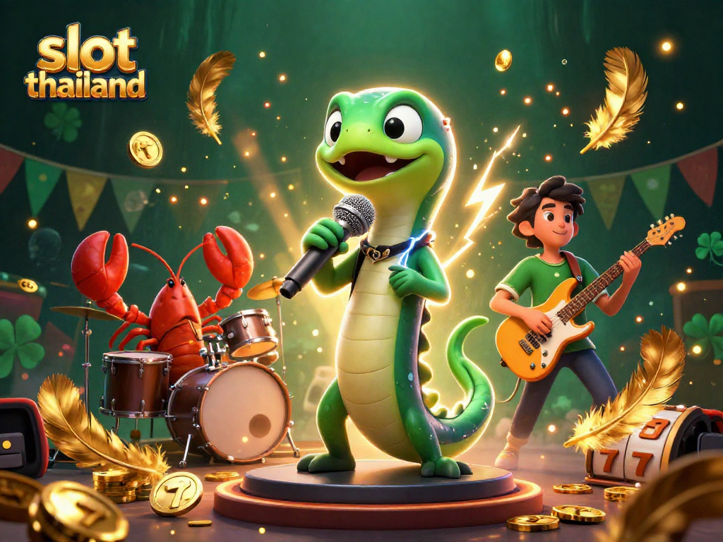 Experience thrilling slot thailand action with vibrant underwater casino scene featuring unique characters.