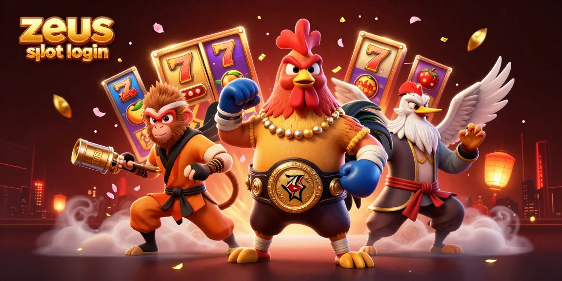 Win big with zeus slot login, featuring dynamic slot reels and lucky 7s in an exciting scene.