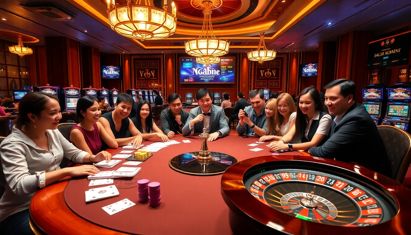 Experience the thrill of gambling at mg188s.com with engaged players at a luxurious poker table.