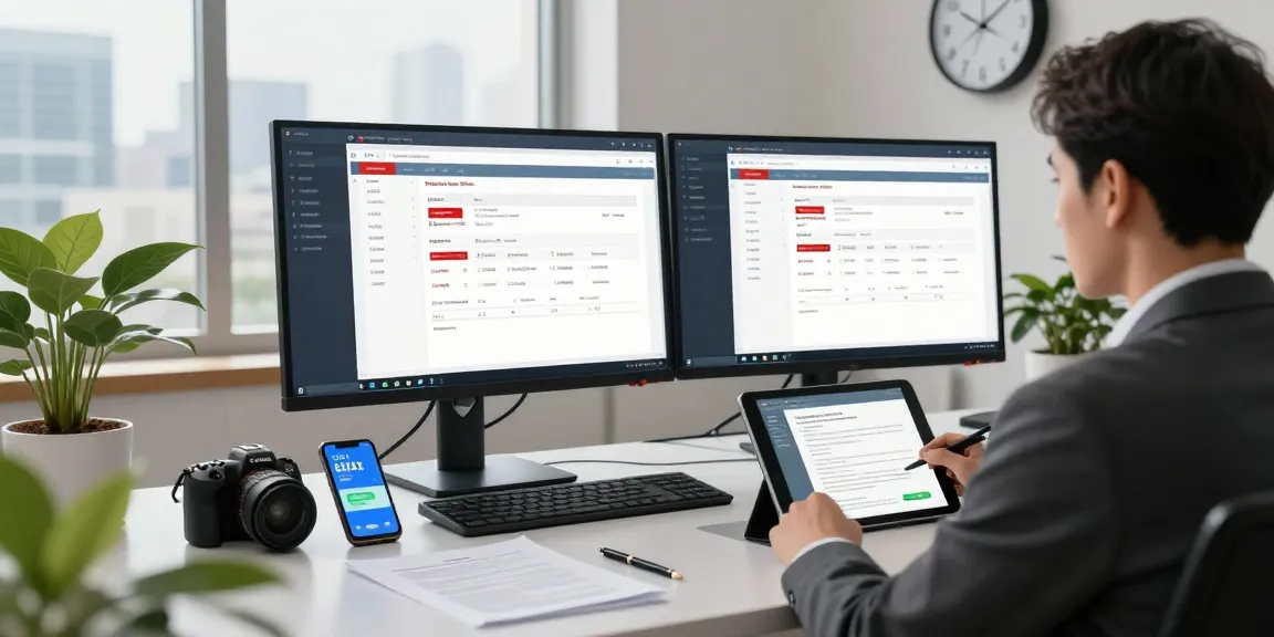 Verify PDFs with AI technology to detect fake receipts instantly in a professional workspace.
