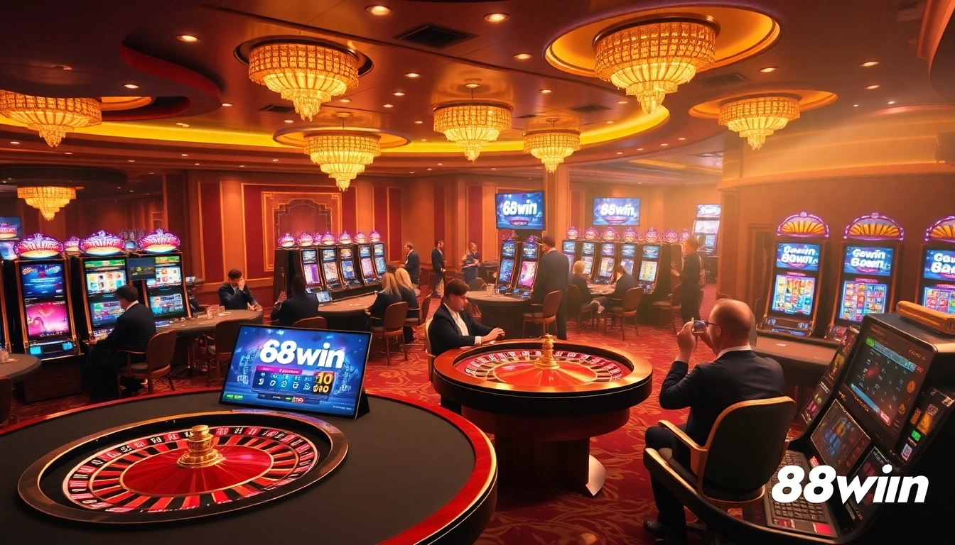 Experience thrilling gameplay at 68win with vibrant casino tables and engaging online visuals.