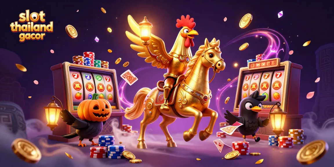 Experience the excitement of slot thailand gacor in this vibrant 3D casino scene.