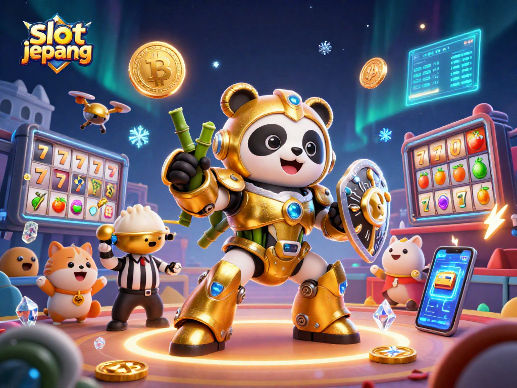 Experience the thrill of slot jepang with vibrant symbols and crypto elements in an action-packed arena.