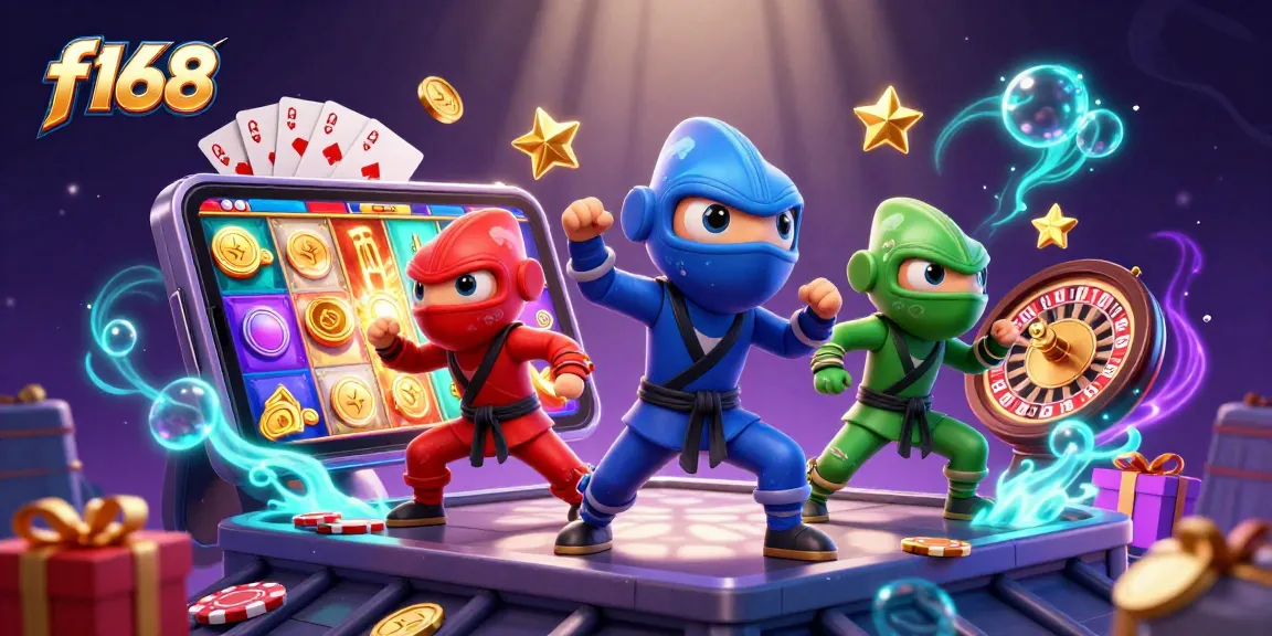 f168 casino offers exciting gameplay with chameleon ninjas engaging in slot action