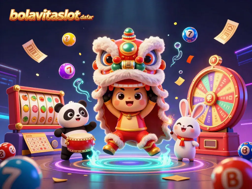 Experience the excitement of bolavitaslot daftar with vibrant slot games, jackpots, and festive characters.