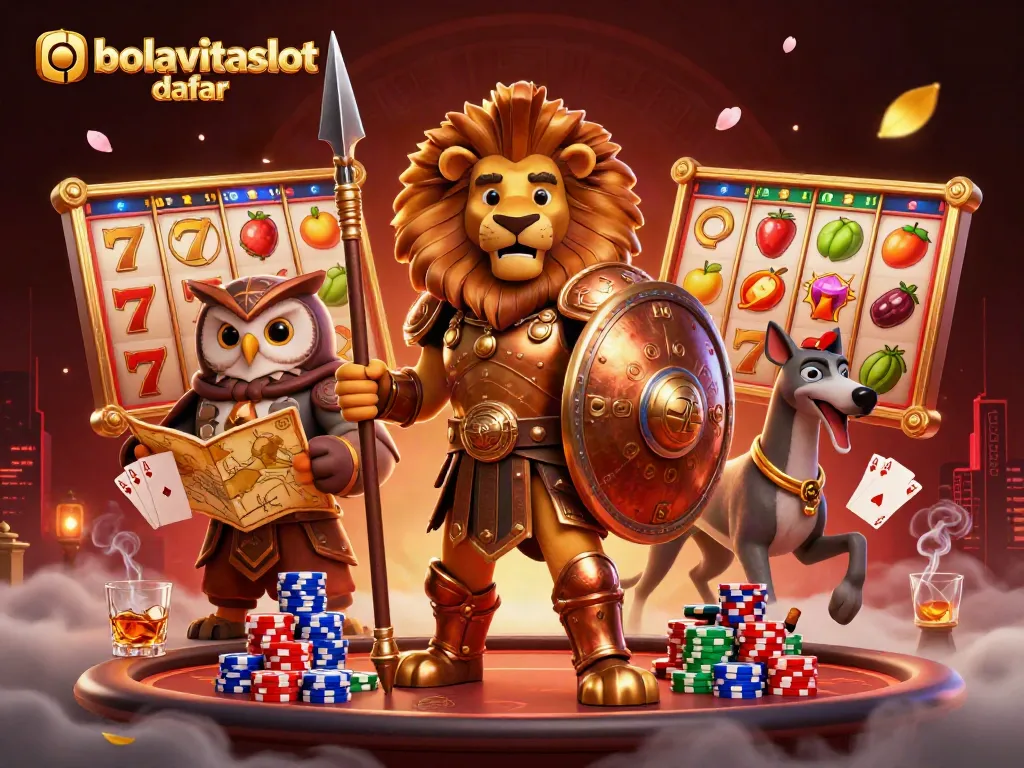 Engage with bolavitaslot daftar through thrilling slot adventures featuring vibrant characters and game elements.