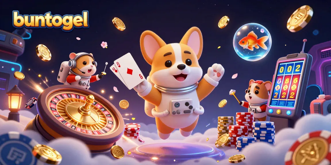 Engage with buntogel online gaming in a vibrant casino scene full of interactive excitement.