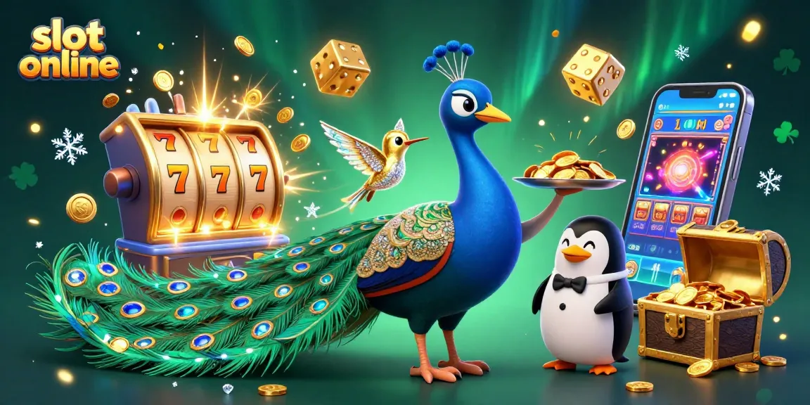 Engage with the slot online experience featuring vibrant characters in a casino-themed scene.