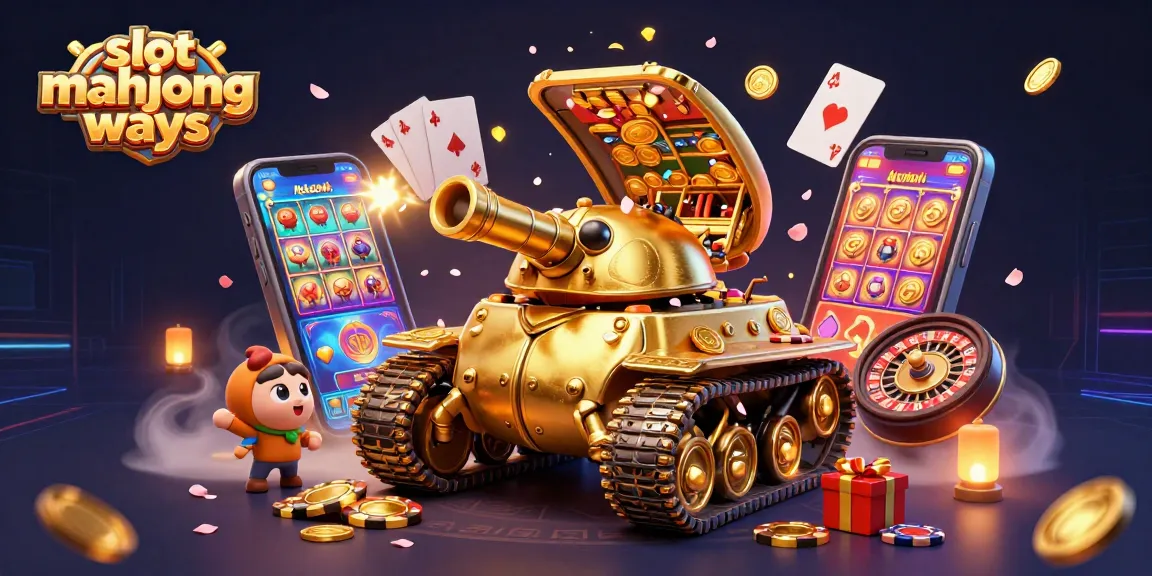 Experience the excitement of slot mahjong ways with a vibrant casino scene bursting with action.