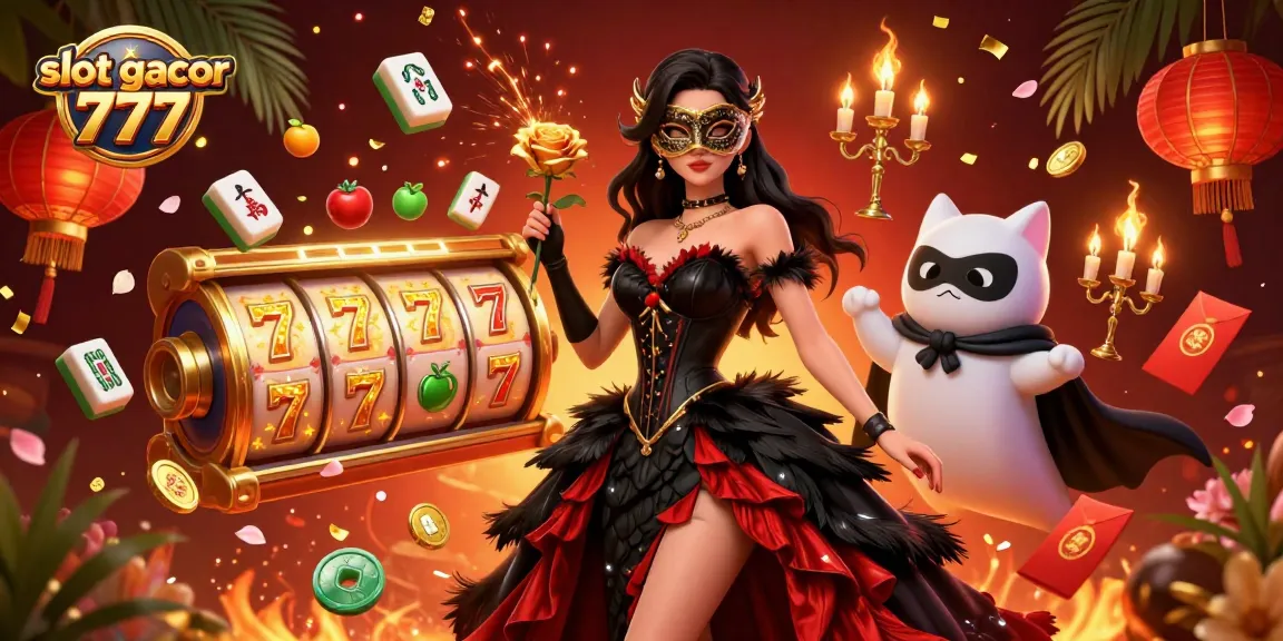 Engage with the excitement of slot gacor 777 featuring captivating visuals of a thrilling casino scene.