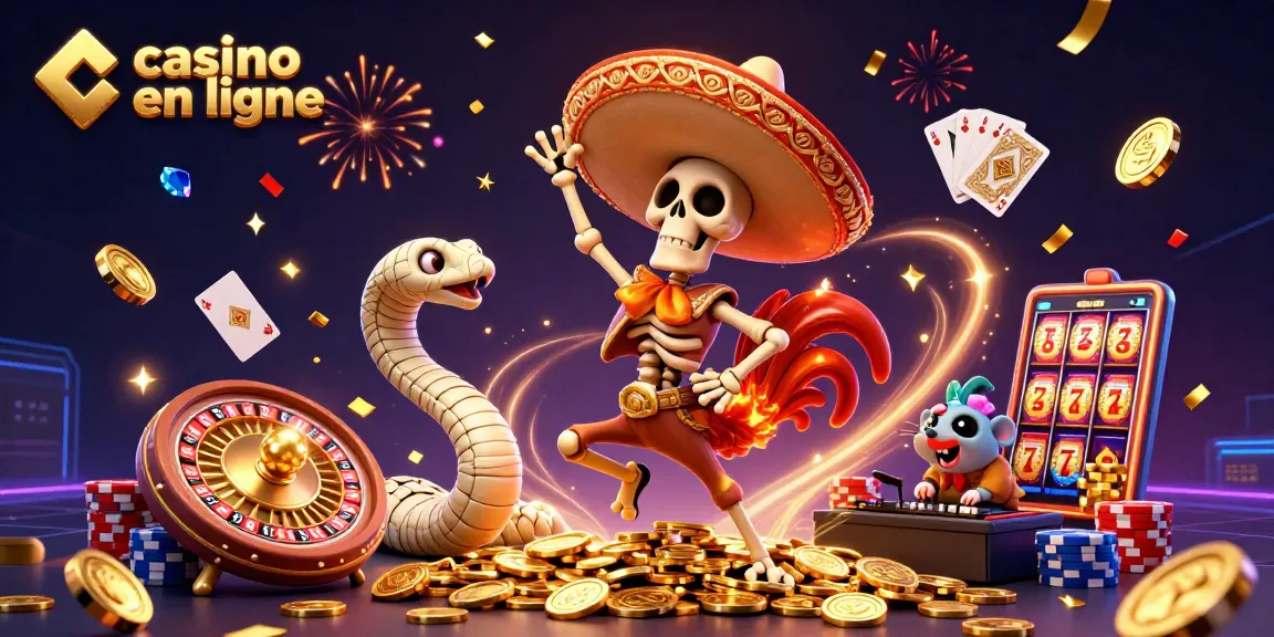 Vivez l'excitation du casino en ligne avec un rooster mariachi et un DJ hamster dans un festin de jeux.
