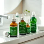 Applying CBD oil for skin to enhance moisture and relieve irritation effectively.