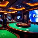 Experience thrilling gameplay at Bayvip as players engage at glamorous casino tables.
