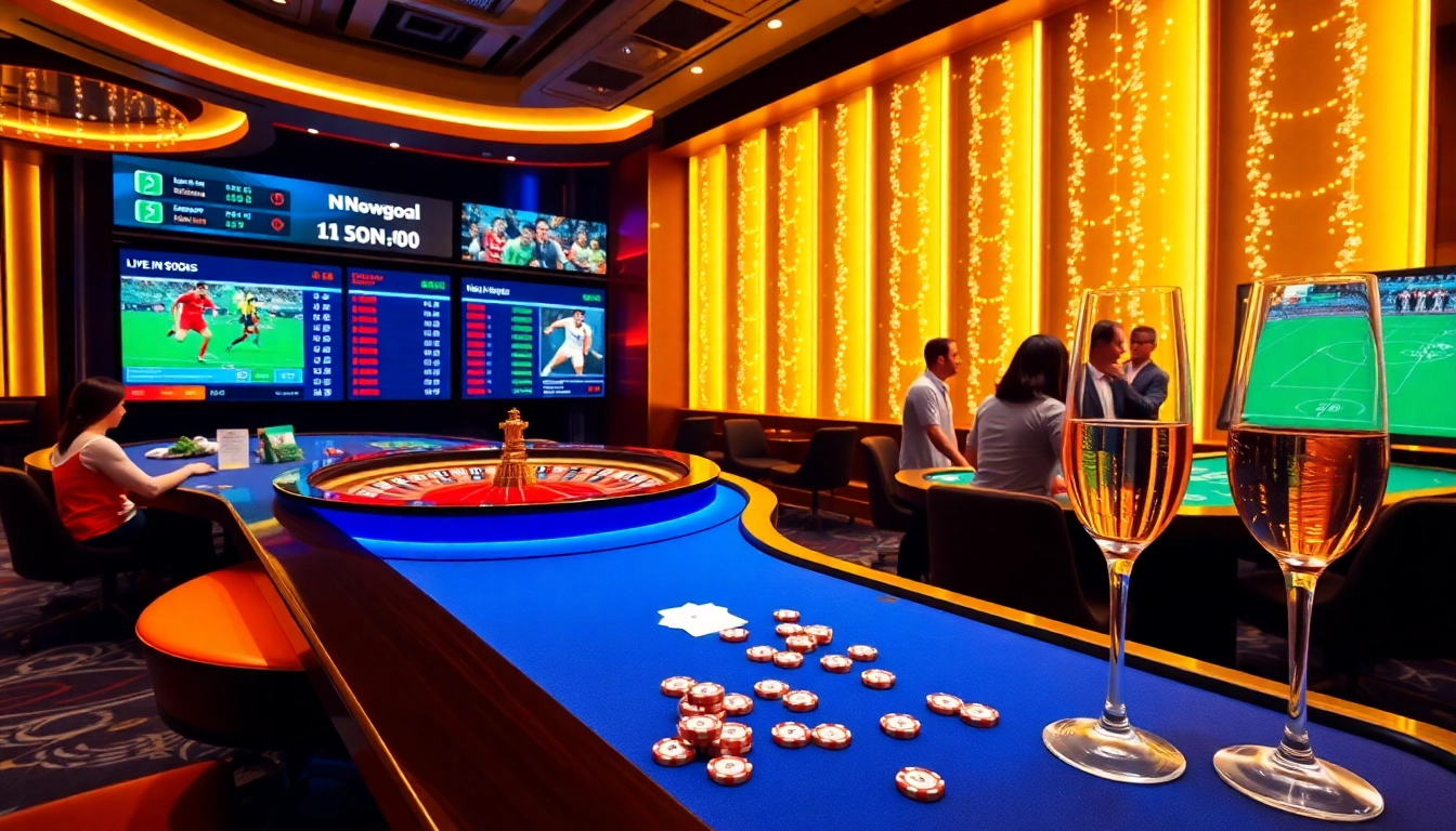 Engage in thrilling bets on Nowgoal bóng đá with a dynamic casino scene and real-time scores.